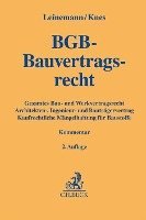 bokomslag BGB-Bauvertragsrecht