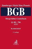 bokomslag Bürgerliches Gesetzbuch  Band 2: §§ 481-704, AGG