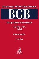 Bürgerliches Gesetzbuch  Band 2: §§ 481-704, AGG
