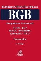 Heinz Georg Bamberger, Herbert Roth, Wolfgang Hau, Roman Poseck - Bürgerliches Gesetzbuch  Band 3: §§ 705-1017, PartGG, ProdHaftG, ErbbauRG, WEG, Inbunden