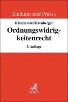 Diethelm Klesczewski, Benjamin Krenberger - Ordnungswidrigkeitenrecht, Häftad