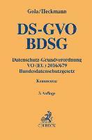 bokomslag Datenschutz-Grundverordnung VO (EU) 2016/679, Bundesdatenschutzgesetz