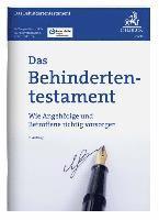 bokomslag Das Behindertentestament