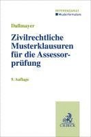 bokomslag Zivilrechtliche Musterklausuren für die Assessorprüfung