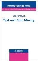 Henning Brockmeyer - Text und Data Mining, Häftad