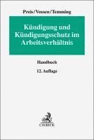 bokomslag Kündigung und Kündigungsschutz im Arbeitsverhältnis