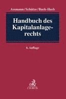 bokomslag Handbuch des Kapitalanlagerechts