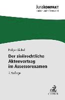 bokomslag Der zivilrechtliche Aktenvortrag im Assessorexamen