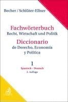 bokomslag Fachwörterbuch Recht, Wirtschaft & Politik Band 1: Spanisch - Deutsch