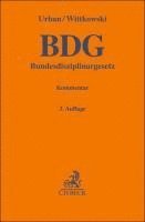 bokomslag Bundesdisziplinargesetz. BDG