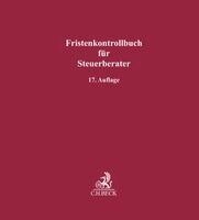 Fristenkontrollbuch für Steuerberater, Inbunden