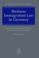 bokomslag Business Immigration Law in Germany