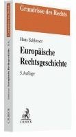 bokomslag Europäische Rechtsgeschichte