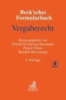 Beck'sches Formularbuch Vergaberecht 1