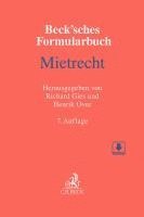 bokomslag Beck'sches Formularbuch Mietrecht