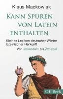 Kann Spuren von Latein enthalten 1