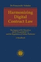 bokomslag Harmonizing Digital Contract Law