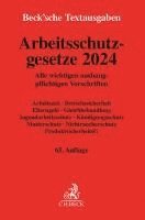 bokomslag Arbeitsschutzgesetze 2024