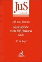 bokomslag Mustertexte zum Zivilprozess Band I: Erkenntnisverfahren erster Instanz