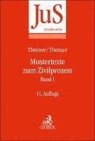 bokomslag Mustertexte zum Zivilprozess Band I: Erkenntnisverfahren erster Instanz