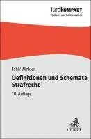 bokomslag Definitionen und Schemata Strafrecht