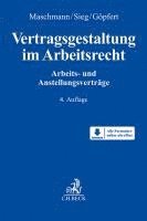 bokomslag Vertragsgestaltung im Arbeitsrecht