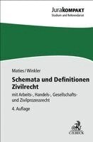 Martin Maties, Klaus Winkler - Schemata und Definitionen Zivilrecht, Häftad