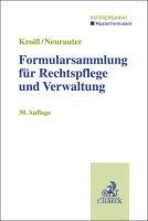 bokomslag Formularsammlung für Rechtspflege und Verwaltung