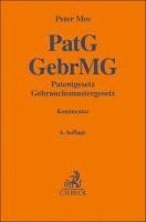 bokomslag PatG GebrMG Patentgesetz, Gebrauchsmustergesetz