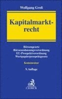 Wolfgang Groß - Kapitalmarktrecht, Inbunden