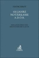 bokomslag Festschrift 100 Jahre Notarkasse A.d.ö.R.