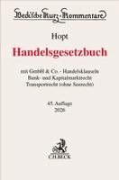 Klaus J. Hopt, Jens-Hinrich Binder, Christoph Kumpan, Patrick C. Leyens, Hanno Merkt, Markus Roth - Handelsgesetzbuch. HGB, Inbunden