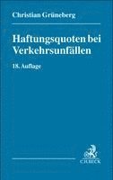 bokomslag Haftungsquoten bei Verkehrsunfällen