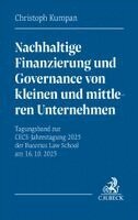 Christoph Kumpan - Nachhaltige Finanzierung und Governance von kleinen und mittleren Unternehmen, Häftad