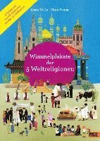 bokomslag Wimmelplakate der 5 Weltreligionen