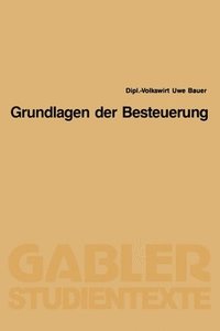 bokomslag Grundlagen der Besteuerung