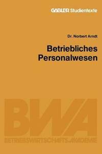 bokomslag Betriebliches Personalwesen