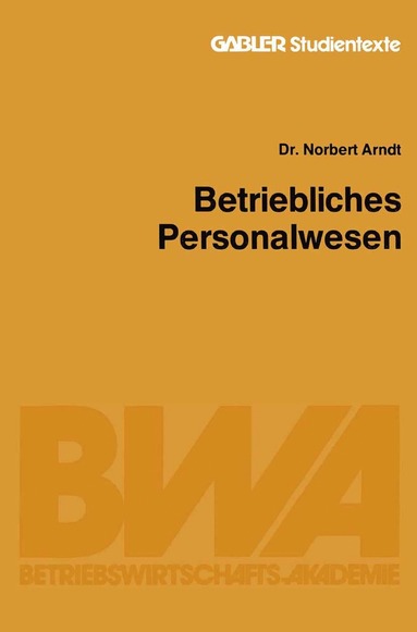 bokomslag Betriebliches Personalwesen