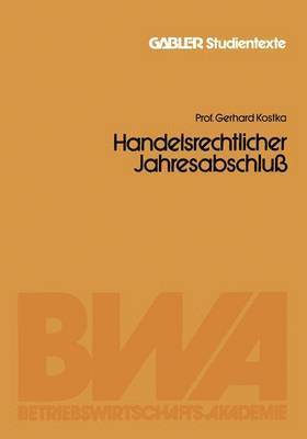 bokomslag Handelsrechtlicher Jahresabschlu