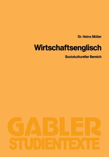 Heinz Müller - Wirtschaftsenglisch, Häftad