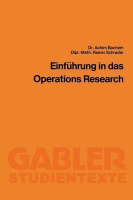 Einfhrung in das Operations Research 1