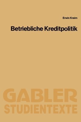 Betriebliche Kreditpolitik 1