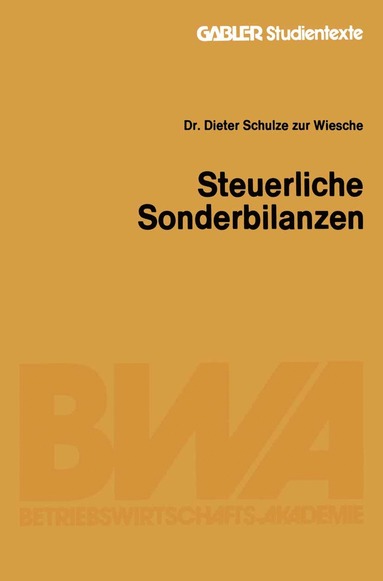 bokomslag Steuerliche Sonderbilanzen