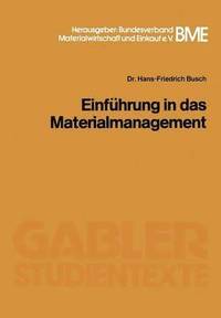 bokomslag Einfhrung in das Materialmanagement