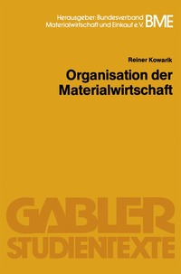 bokomslag Organisation der Materialwirtschaft