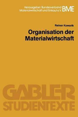 Organisation der Materialwirtschaft 1