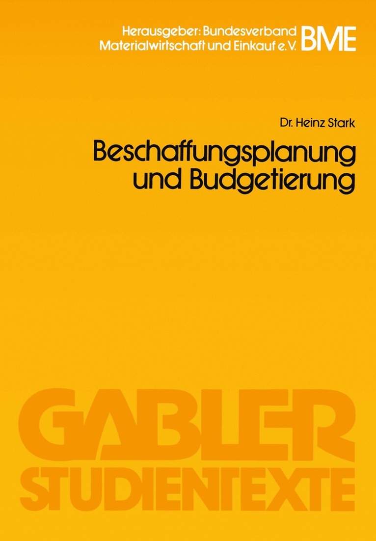 Beschaffungsplanung und Budgetierung