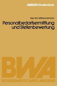 bokomslag Personalbedarfsermittlung und Stellenbewertung