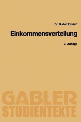 Theorie der Einkommensverteilung 1