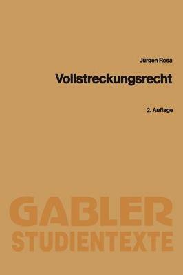 Jürgen Rosa, Jürgen Rosa - Vollstreckungsrecht, Häftad